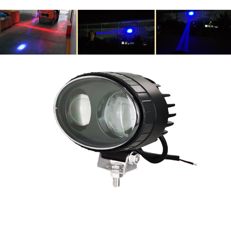 Best Selling 2024 DC 10-80V Universal Forklift Safety Warning Light Blue Spot Light Waterproof IP67