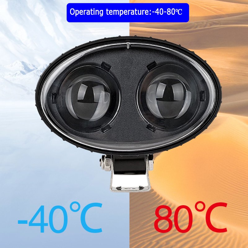 Best Selling 2024 DC 10-80V Universal Forklift Safety Warning Light Blue Spot Light Waterproof IP67