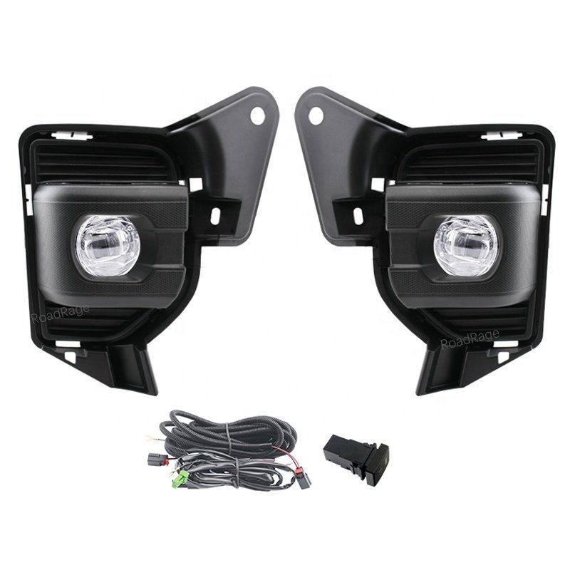 High Quality front led Fog lights Bumper Lamp Assembly for Toyota Hiace 2014 - 2018 Driving fog lamp bezel cover wire switch