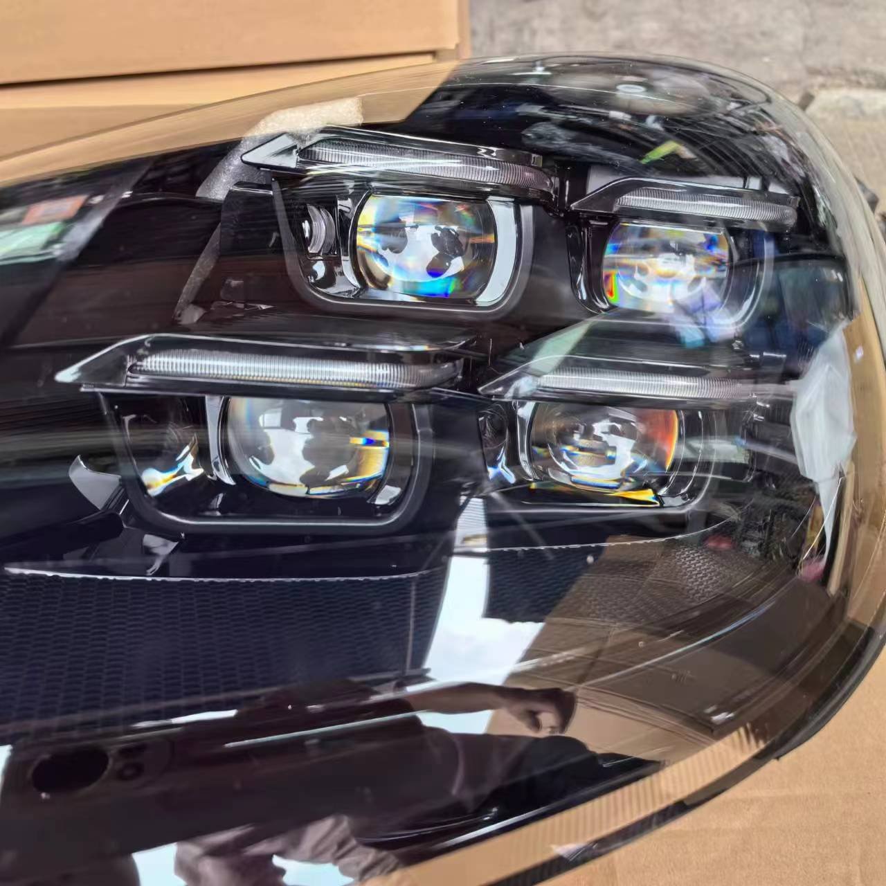 for porsche Cayenne 2011~2014 year Matrix front headlights Direct replacement of non-destructive installation led headlights