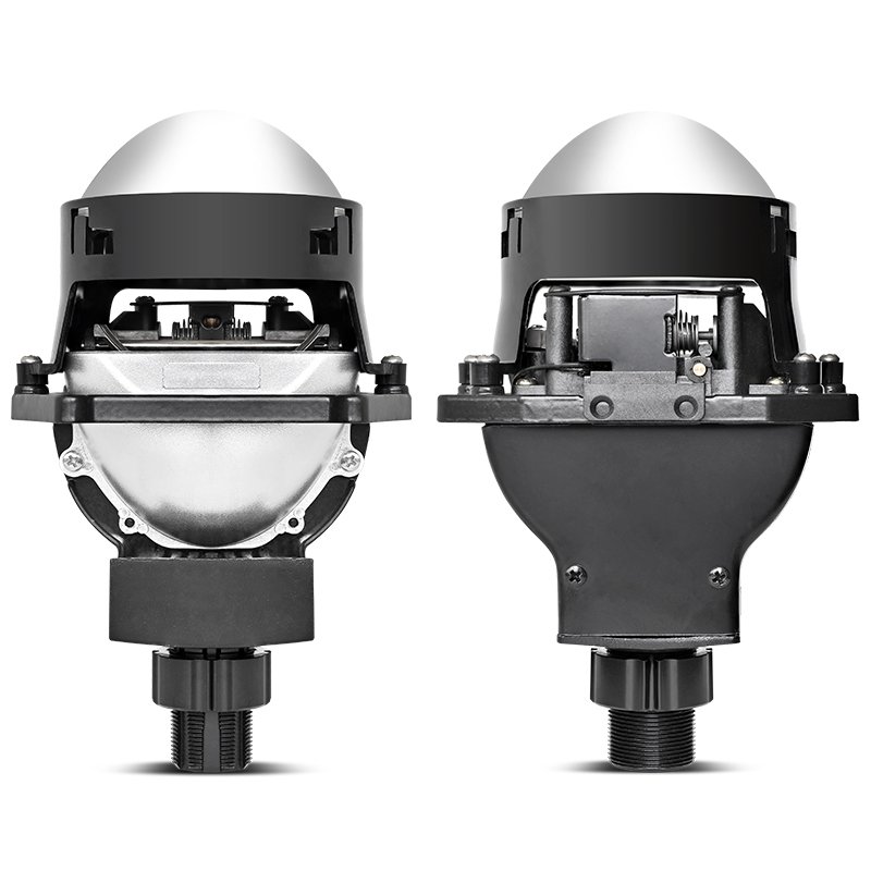 Custom 65W high power car led headlights lenses 2.5 inch bi led projector lens bulbs for car 6500K H4 led car accessories C4