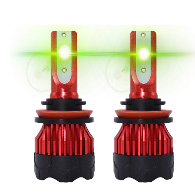 OEM K5 LED Headlights Conversion Kit Faros Luces Bombillos Led H4 Head Light Bulb Lemon Green H8 H11 H7 Led Headlight
