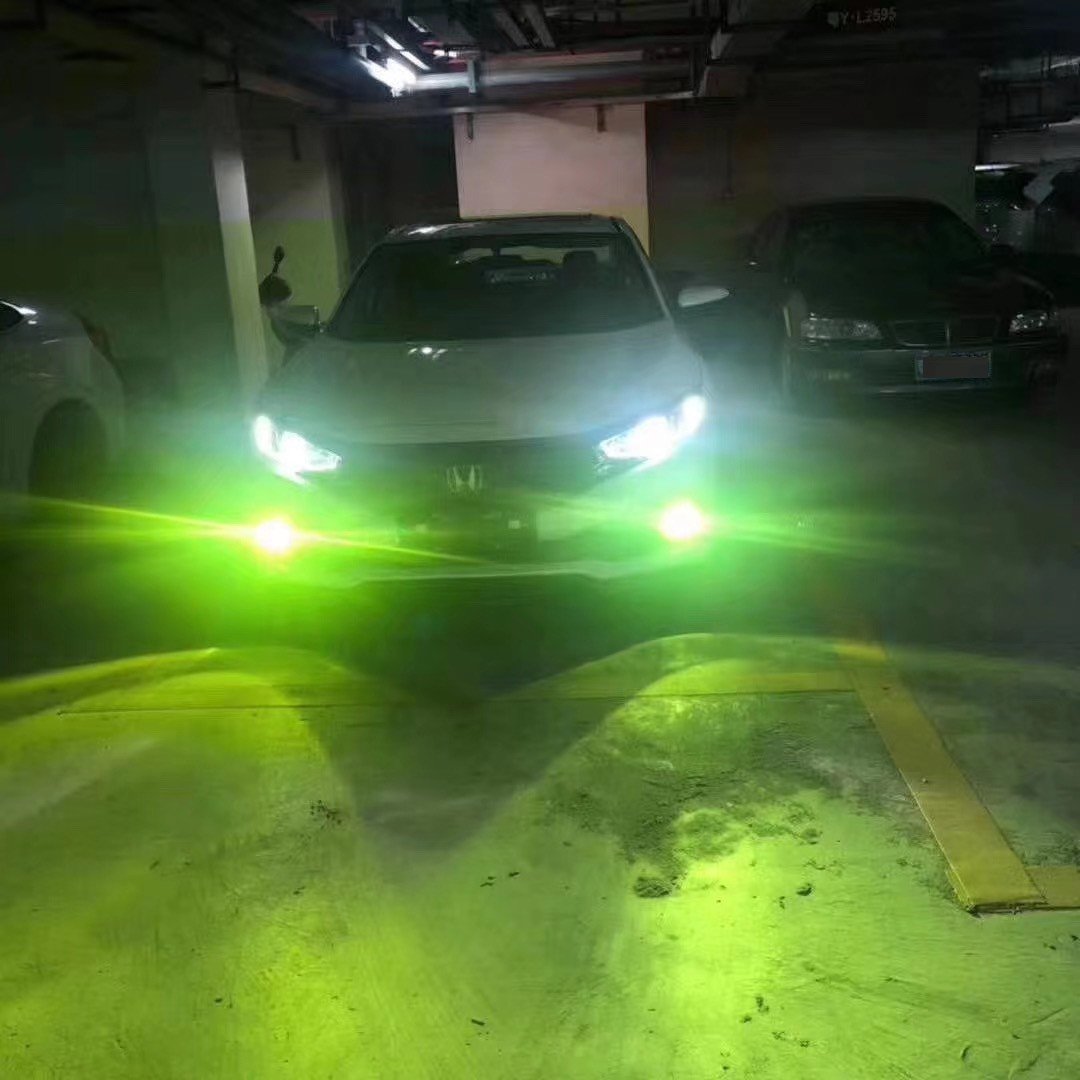 OEM K5 LED Headlights Conversion Kit Faros Luces Bombillos Led H4 Head Light Bulb Lemon Green H8 H11 H7 Led Headlight