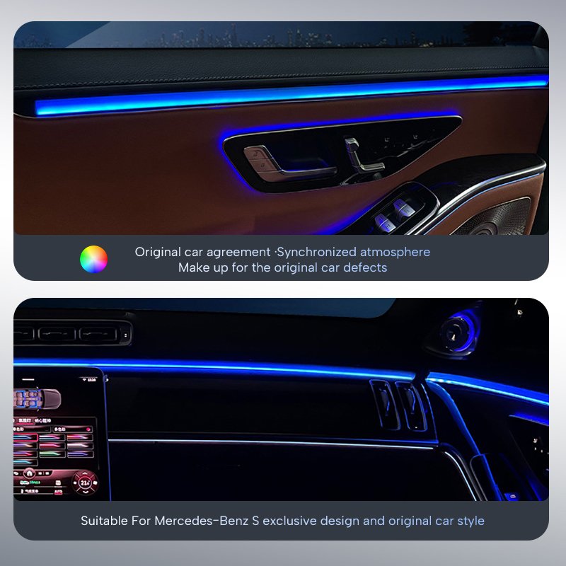 "CARDI" factory direct sale original car ambient light for S class W223 luxury car modification