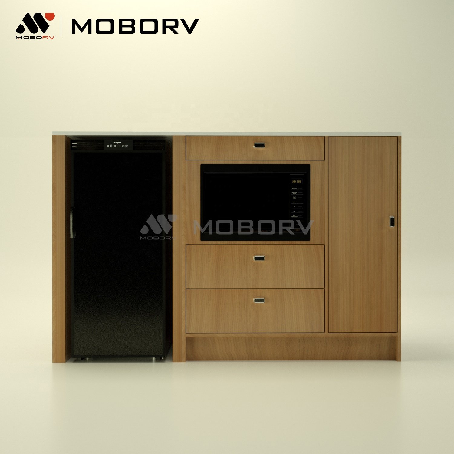 MOBORV CE certified Appliances Bed lift system DYI kit camper van conversion Furniture and Appliance Fridge Microwave and Sink