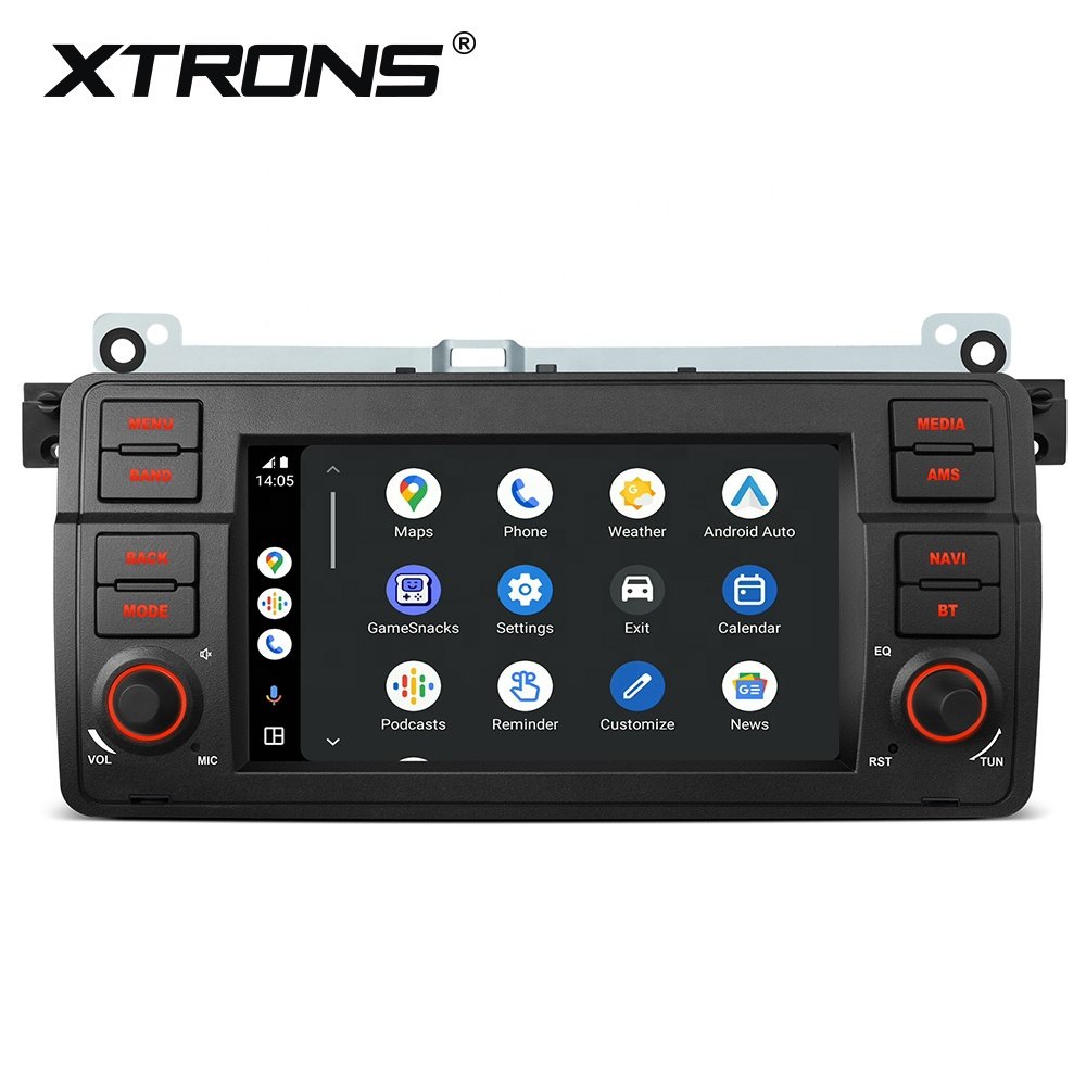 XTRONS 7" Android 13 Display Screen For BMW/Rover/MG Android Auto 4G LTE Audio car 8 Core Car
