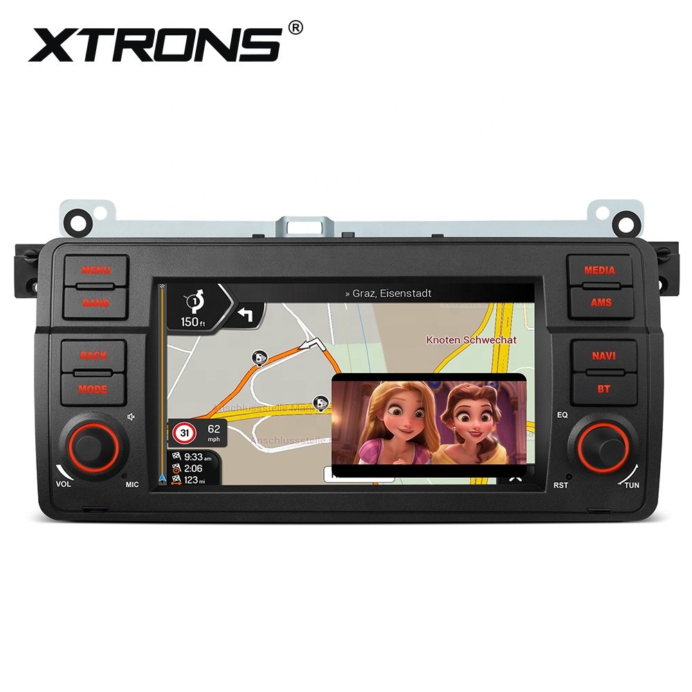 XTRONS 7" Android 13 Display Screen For BMW/Rover/MG Android Auto 4G LTE Audio car 8 Core Car