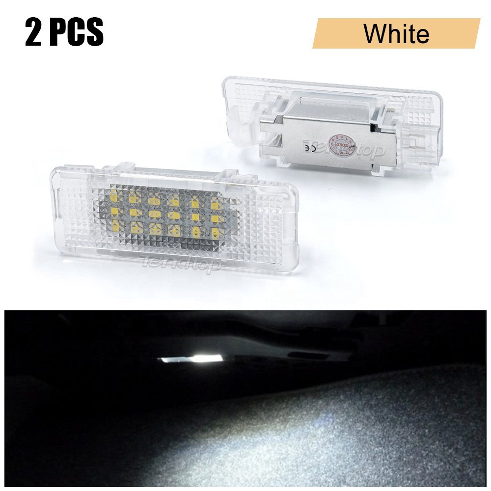 2PCS LED Car Door Welcome Courtesy Lights for BMW 5Series E39 X5 Z8 E52 OEM vehicle Accessories Step Foot well lamps