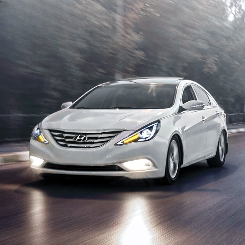 Factory Wholesale LED Head Lamp Sequential Auto Lighting System Accessories Car Light Parts 2011-2014 For Hyundai Sonata