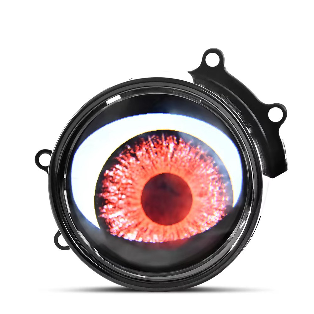 New Arrival 3 Inch Led Demon Projection Lens Dynamic Blink Eye Car Light 12V Angel Devil Eye
