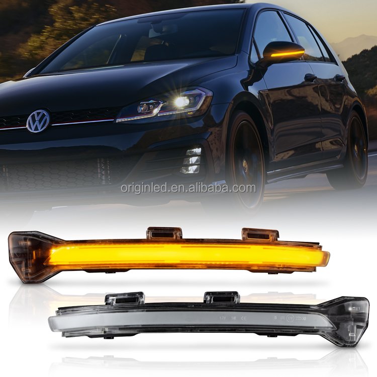 12V Error Free LED Mirror Turn Signal Light Others Car Lights Accessories for VW E-Golf 2014