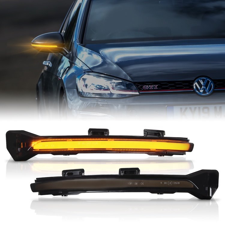 12V Error Free LED Mirror Turn Signal Light Others Car Lights Accessories for VW E-Golf 2014