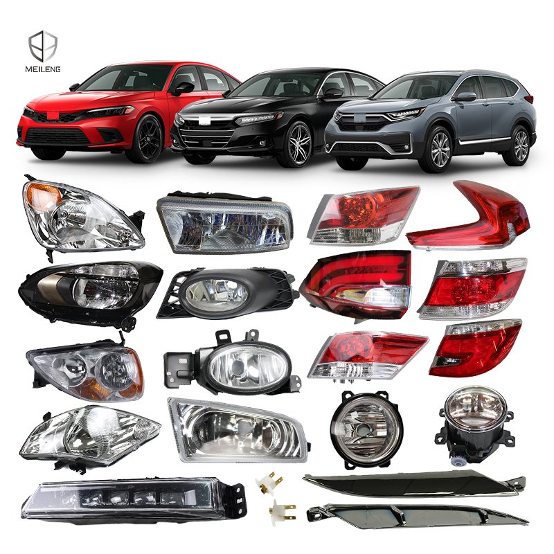 Meileng auto lighting systems superb quality halogen & xenon headlights for TOYOTA HONDA Hyundai others car light accessories
