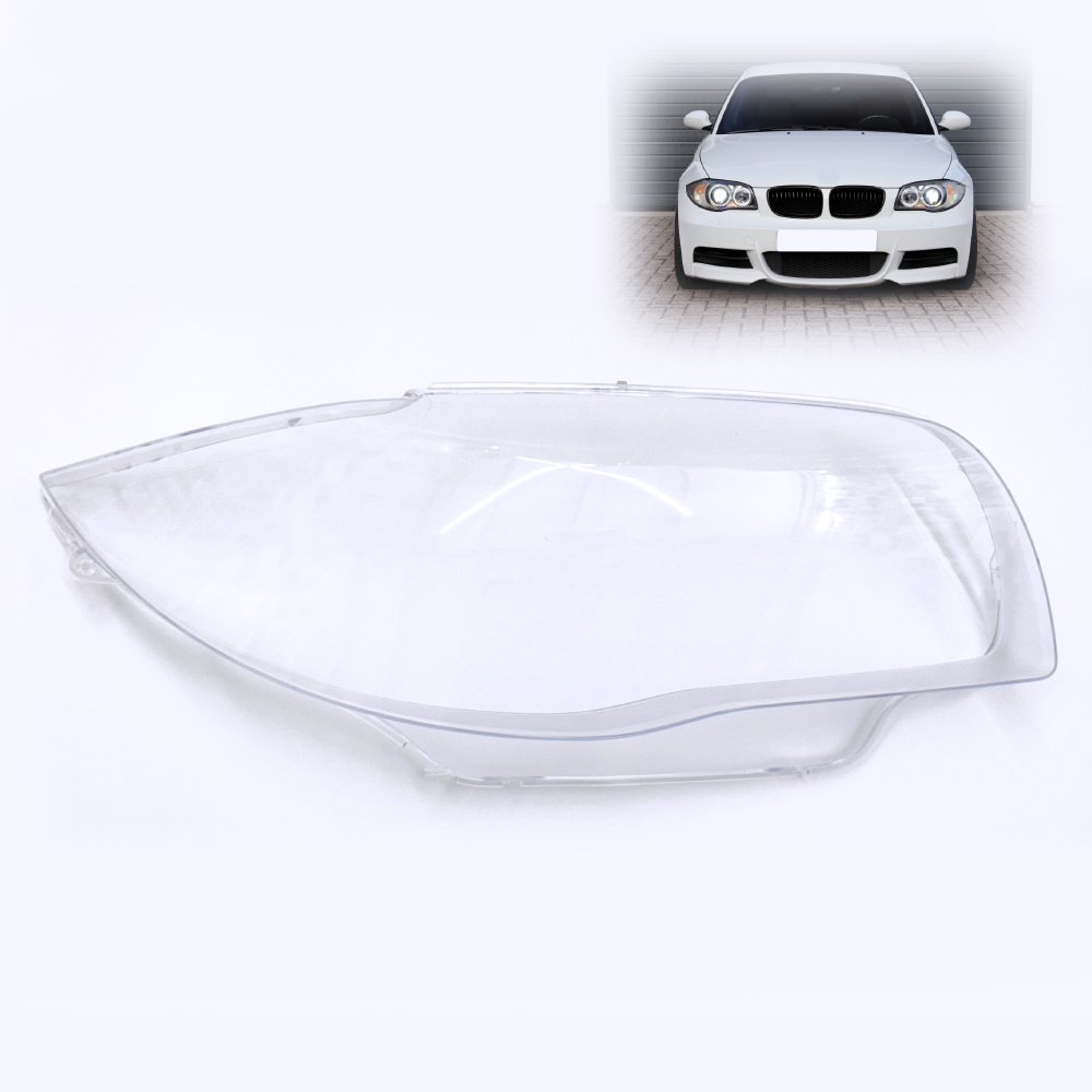 Great Quality Auto Accessories Plastic Headlight Lens Cover For 1 Series E87 E82 120I 130I 135I 2006-2011