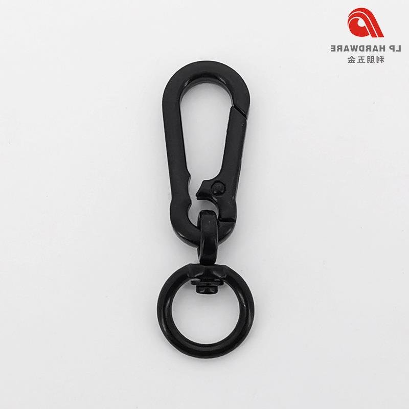 lipeng factory direct supply zinc alloy car key chain accessories traction pet rotary ring metal large figure 8