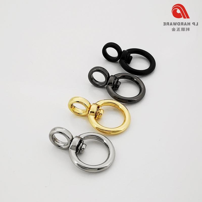 lipeng factory direct supply zinc alloy car key chain accessories traction pet rotary ring metal large figure 8