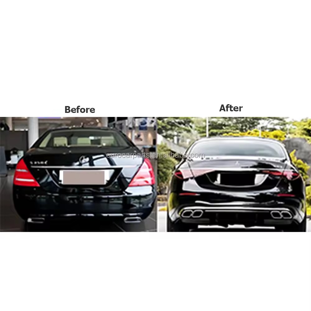 Newest Body Kits Fit For S Class W221 To W223 S63 Car Bumpers Lights Hood Side Mirror Car Accessories Auto Tuning Parts
