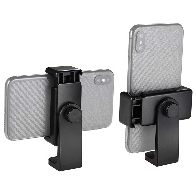Takenoken Mobile Phone Accessories Cell Phone Clamp 360 Rotatable Tripod Mount Adapter Smartphone Clip for Selfie Stick Vlogging
