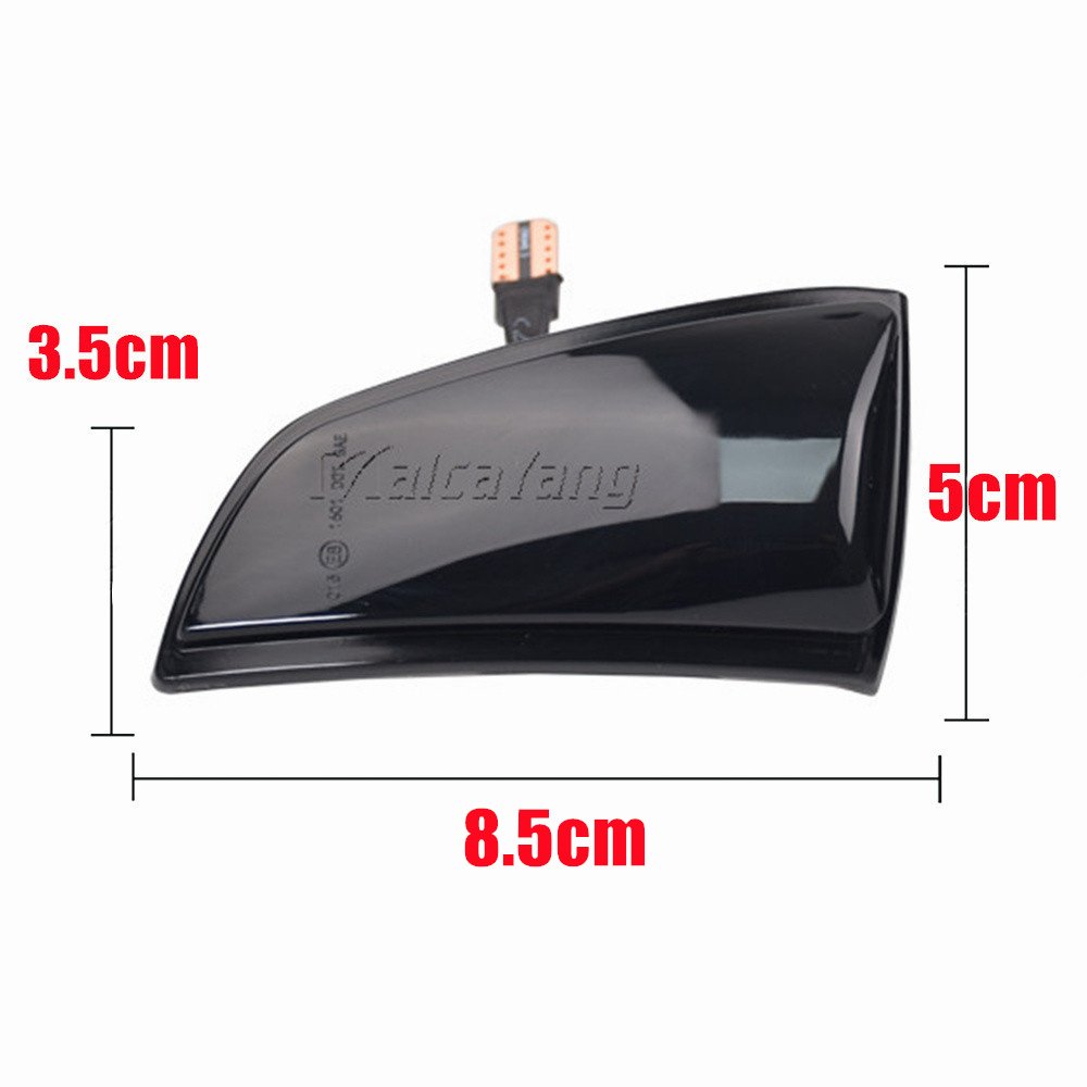 For Volvo S40 V50 C70 2005 2006 2007 Side Mirror Turn Signal Indicator Sequential Dynamic Blinker Light