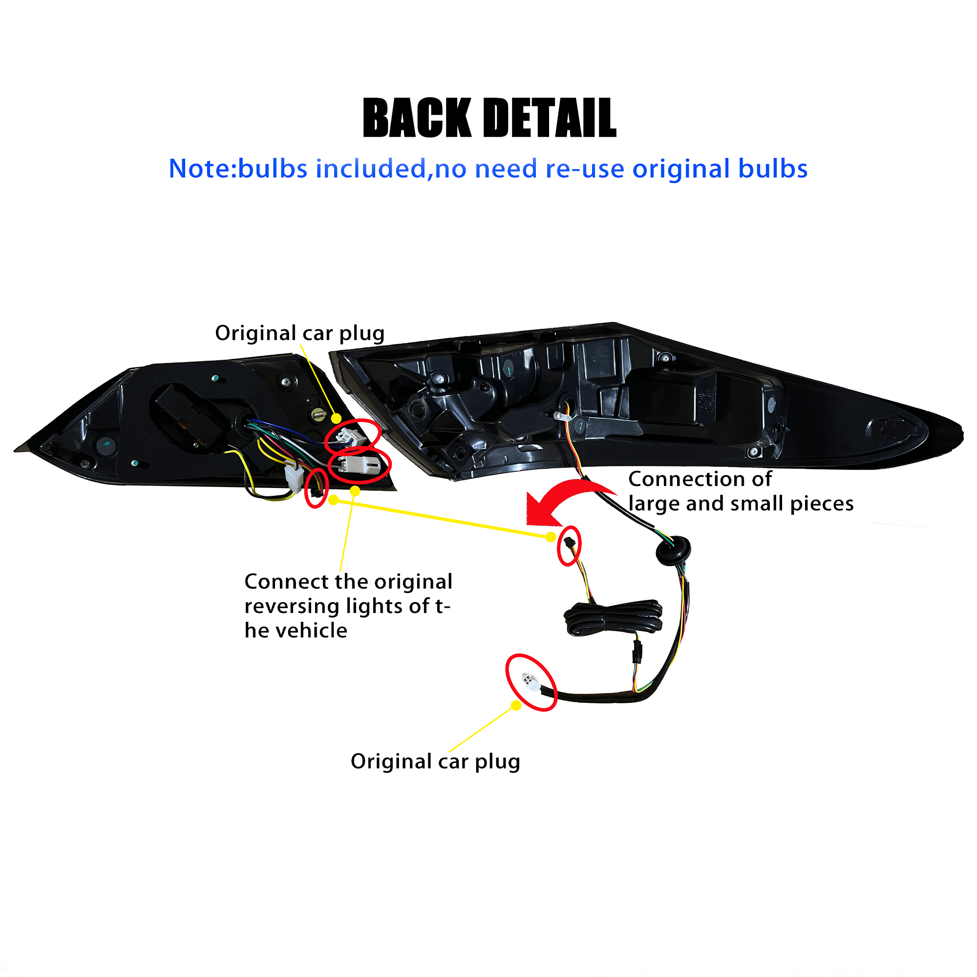 Smoke LED Tail Lights For 2018-2024 Toyota Camry SE XSE LE Lexus Style Sequential Rear Lamps Assembly