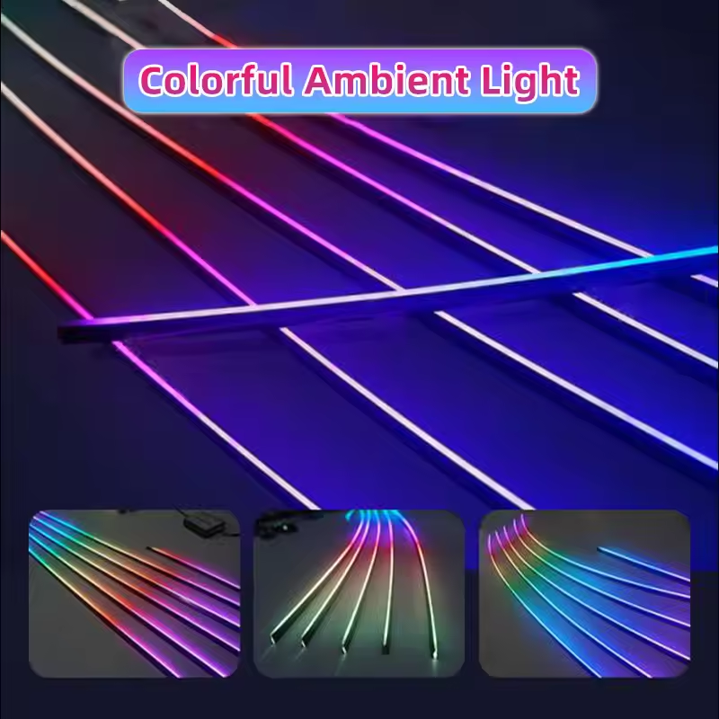 Popular Car Music LED Ambient Light Multi-color 64 Color With 18 in 1 LED Light Car Interior Accessories