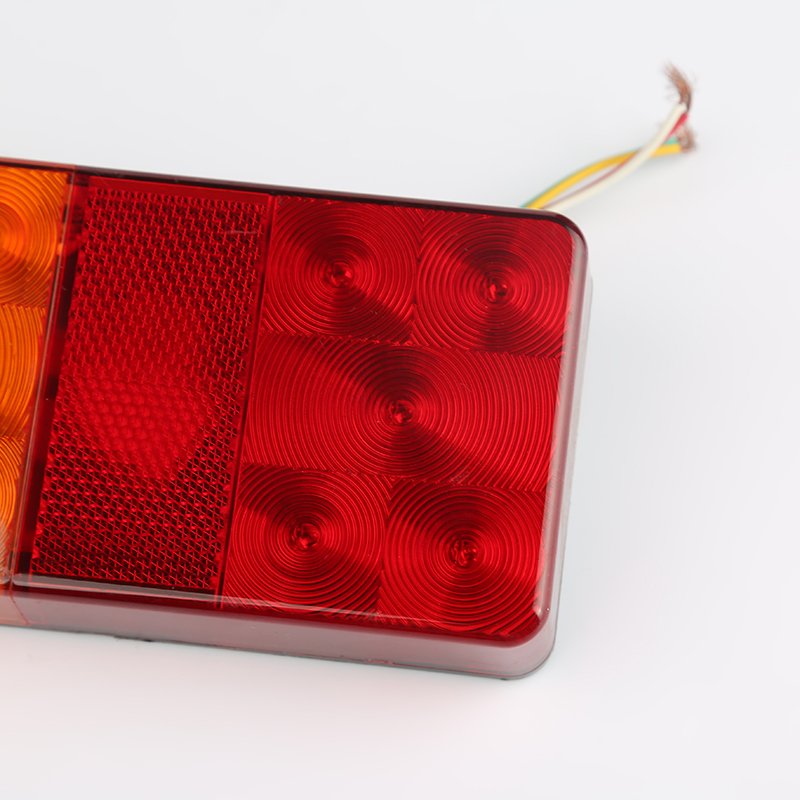Rectangular LED Rear Light For Truck Trailer Car Light Accessories