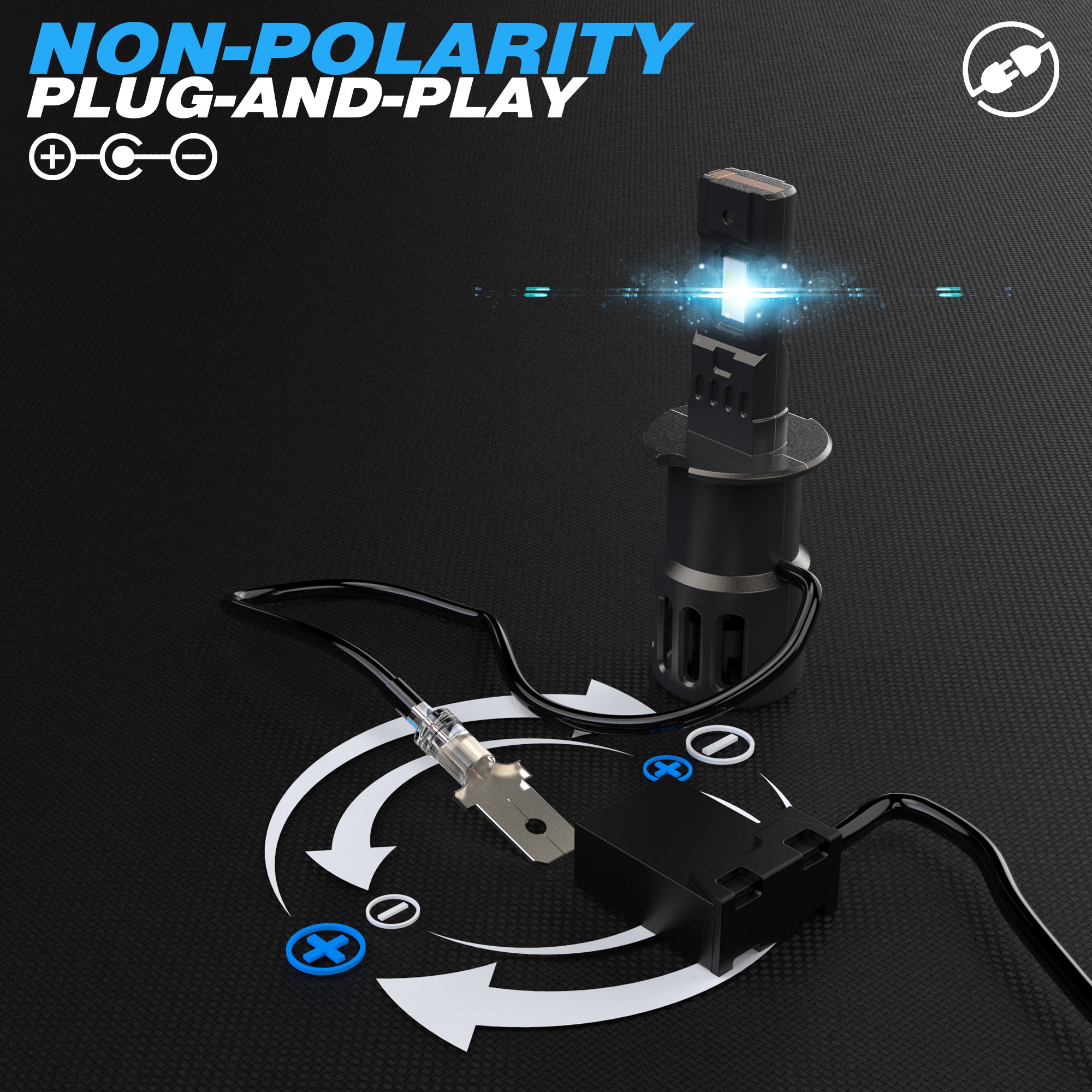 Z2s Plug And Play H1 H3 880 881 60W Mini 1:1 Auto Headlamps 60W 3570CSP Auto Led Lights Car Headlights 6500k