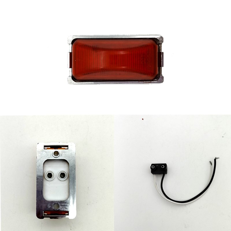 EMARK 2.5" led clearance fender side marker lamp outline lights for cargo trailer semi truck 12V 24V other car light accessories