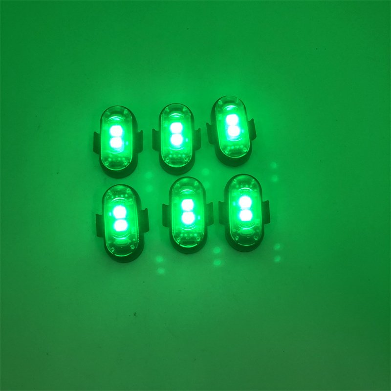 New USB Rechargeable Warning Lamp For cars Modified Drones Aircraft Remote Control Flashing Lights
