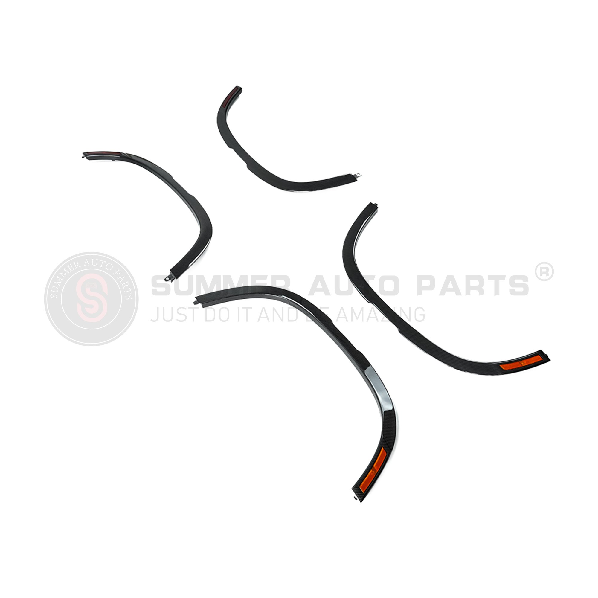 Car Accessories Original Genuine Carbon Fiber Wheel Arch With Led Light For Defender 90 110 Body Parts