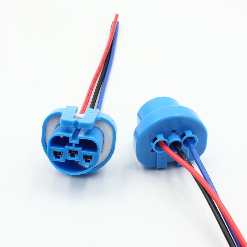 Car accessories 9004 HB1 9007 HB5 socket LED Xenon HID relay harness cable wire 9004 9007 bulb holder adapter connectors
