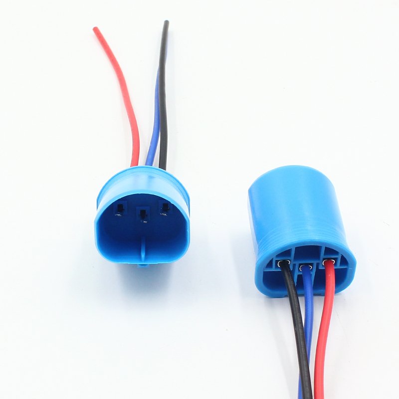 Car accessories 9004 HB1 9007 HB5 socket LED Xenon HID relay harness cable wire 9004 9007 bulb holder adapter connectors
