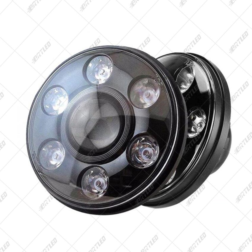 New Model 54w 7inch Round Led Headlight High Low Beam Drl Headlamp For car Offroad 12v 7inch Led Headlight