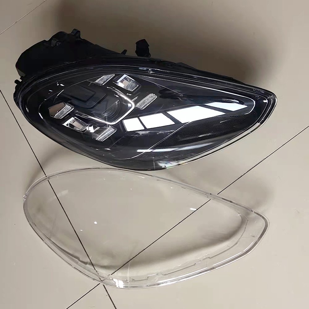 Good quality auto parts headlight transparent plastic glass lens cover for Porsche Panamera 2018-2021