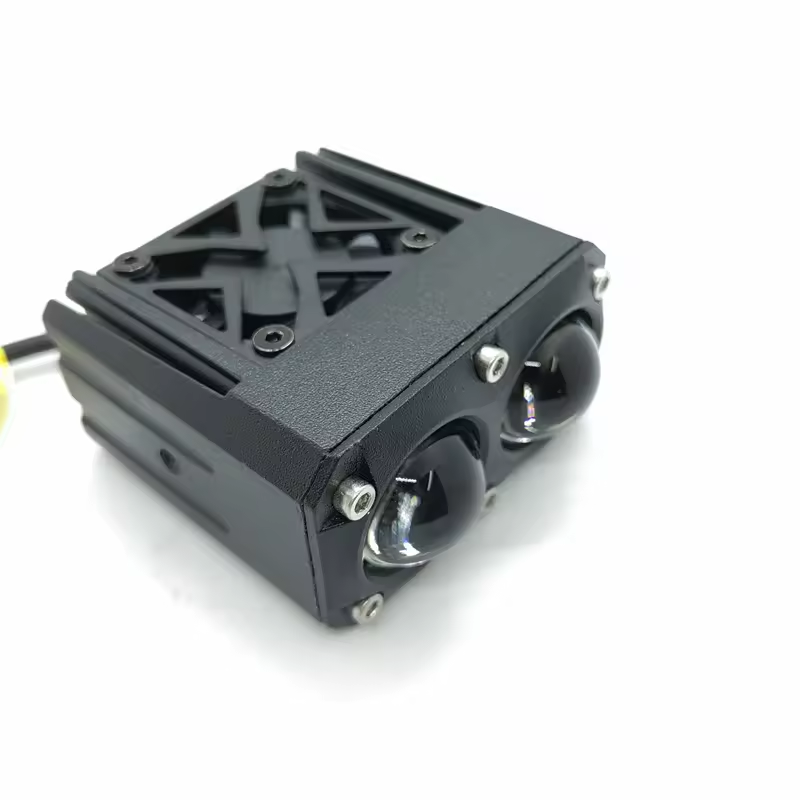 Super Bright Dual Color LED Work Light 12V White Yellow Auxiliary Spotlight for Motorcycle Truck Car
