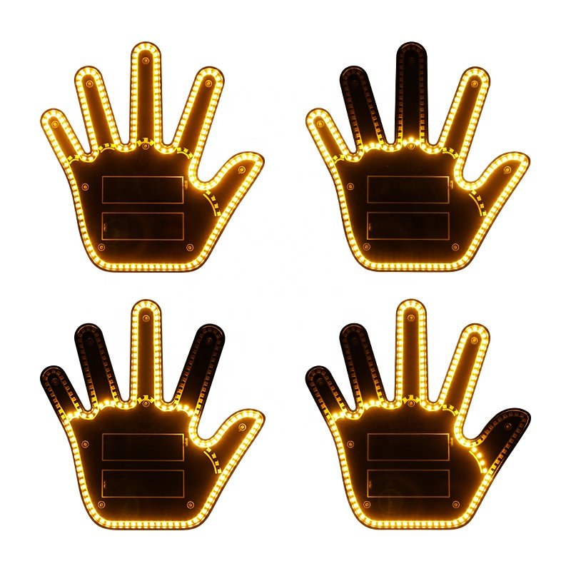 Factory Customized Other Car Light Accessories Middle Finger Car Light for Universal Auto Car Window Light