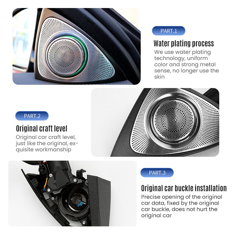 Suitable for S class W222 3D tweeter car atmosphere interior light accessories for luxury car system