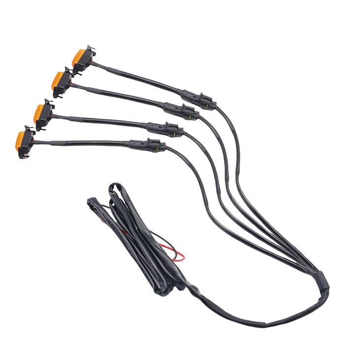 4X Grille LED Light Kit Amber Lens For Toyota Tacoma Pro Raptor Style 2016-2021