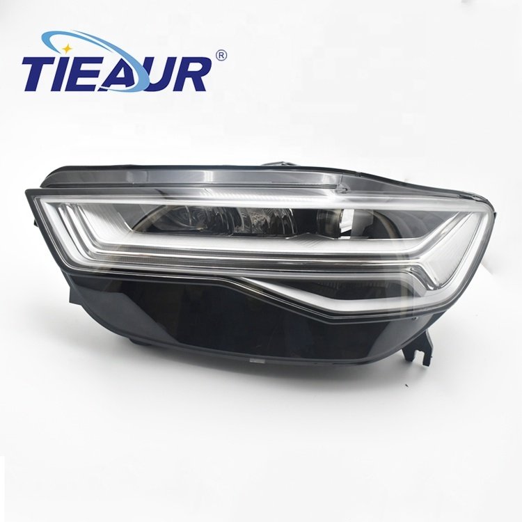 Car Accessories Modified Spare Parts LED Headlamp Front Headlights for A6C7PA 2014-2017 Year