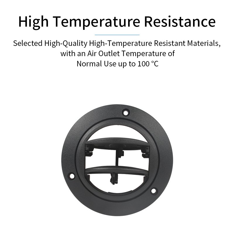 TYTXRV RV Accessories 100mm Air Conditioning Vent Outlet Side Roof Vent Rotatable Round A/C Air Outlet Vent for RV Bus Yacht