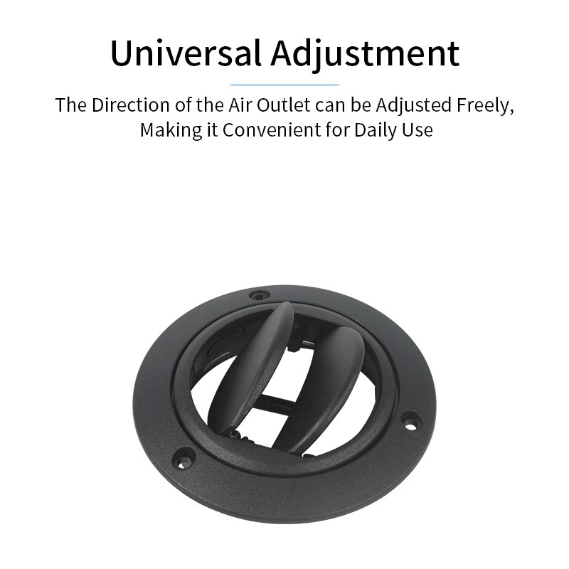 TYTXRV RV Accessories 100mm Air Conditioning Vent Outlet Side Roof Vent Rotatable Round A/C Air Outlet Vent for RV Bus Yacht