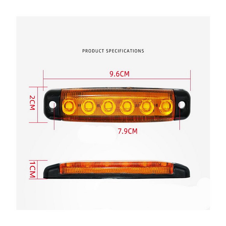 High Quality Truck Clearance light Led Side light 24/12V Auto Lamp Low Trailer Rear Lamp LED car Warning lights