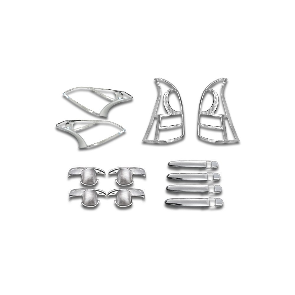 Mexico Hot Selling Auto Parts Headlight Cover Door Handle Bowl Car Chrome Accessories Body Kits for Toyota Avanza 2012