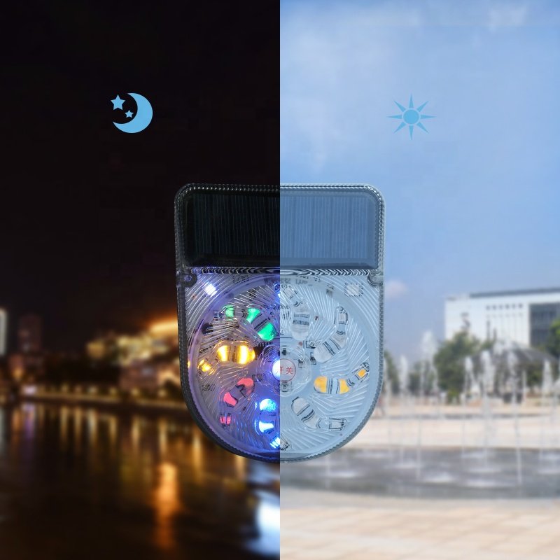 Custom car lights accessories solar light car warning light bar LED for truck vehicle automobile factory wholesale