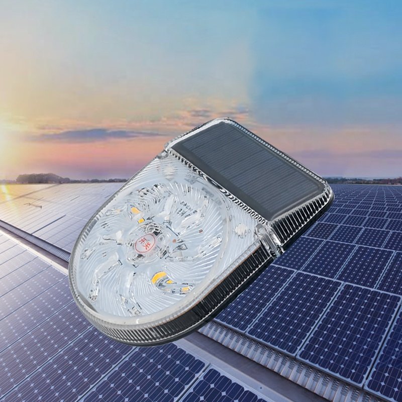 Custom car lights accessories solar light car warning light bar LED for truck vehicle automobile factory wholesale