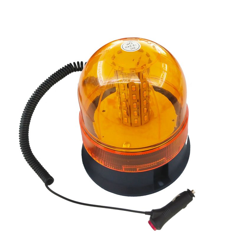 12V/24V LED Alarm Light Car Magnetic Warning Check Lamp with Top Burst Flashing Light Magnetic Charging Signal Light Accessory