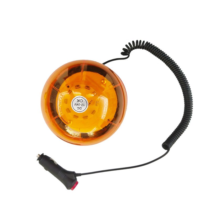 12V/24V LED Alarm Light Car Magnetic Warning Check Lamp with Top Burst Flashing Light Magnetic Charging Signal Light Accessory