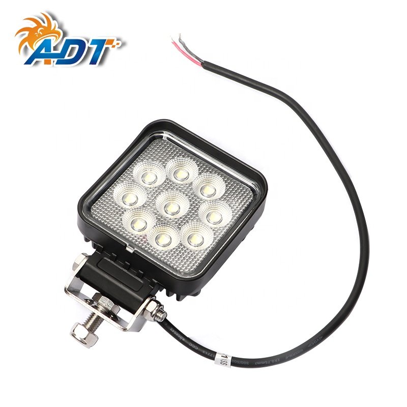 ADT Others Car Light Accessories IP67 Waterproof Super Bright Square 24V 12V 36W 4 Inch Vehicle Car LED Work Lights