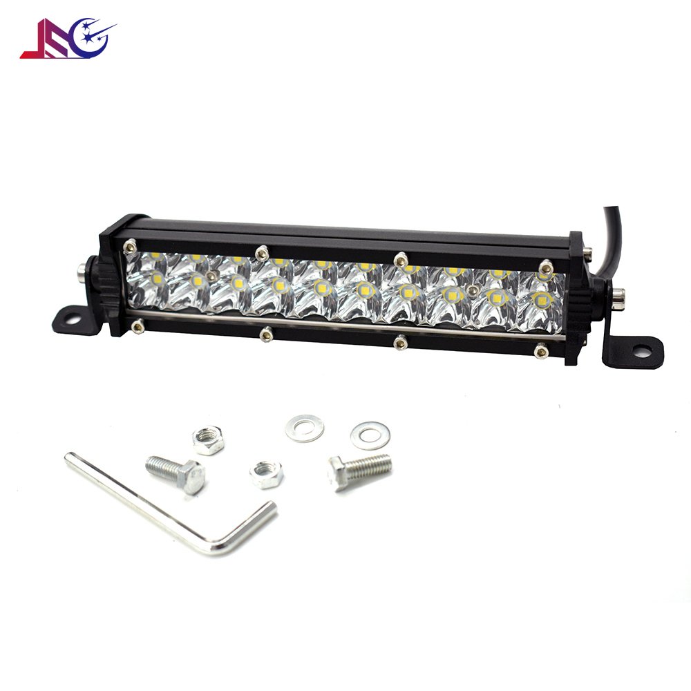 Others Car Light Accessories Double Row Led Light 60W 7inch LED Working Light Bar for Offroad 4WD Truck 4x4 ATV SUV UTE Pick-up