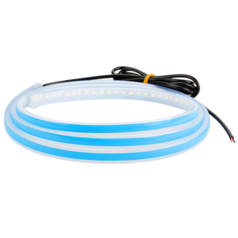 LED Car Hood Lights Strip Flexible Auto Engine Cover Decoration Atmosphere Lamp Modified Car Hood Daytime Running Light